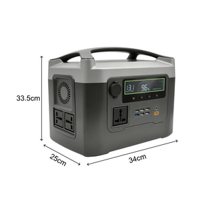 Station d'alimentation portable 512Wh 600W, batterie externe avec générateur <span class=keywords><strong>solaire</strong></span>, alimentation de secours pour la maison et l'extérieur - Product Image 6