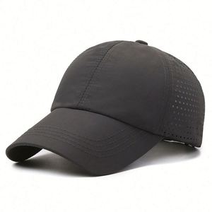 Gorra de béisbol transpirable de malla sin estructura de secado rápido para verano, protección solar, pesca y actividades al aire libre - Product Image 1