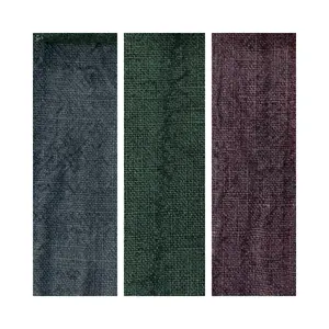 2024 palet warna murni kain serat katun dan rami alami ramah lingkungan
