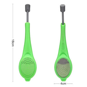 Infusor de té con émbolo incorporado, sabor saludable e intenso, bolsa de té reutilizable, colador de plástico para té y café, remujo, agita y prensa. - Product Image 6