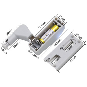 <b>LED</b> Hydraulic Hinge Light For Cabinets Wardrobes Kitchens Screw In Matte Finish Downward Shade 25000 Hours Lifespan - Product Image 3