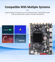 Placa Base Integrada Rockchip RK3566 QuadCore con Android 15, Linux Ubuntu, GPU, CPU, NPU, para Robots Inteligentes