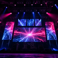 Écran LED de location P1.953 avec cabinet 500x500mm pour mur vidéo de concert et d'exposition