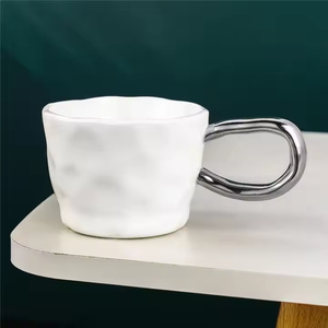 European Gold Silver Luxury <b>Ceramic</b> Coffee Mug <b>Cup</b> <b>Ceramic</b> Tea <b>Cup</b> Personalized Mugs <b>Cup</b> for Drinks - Product Image 6