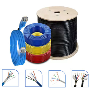 Cable de Comunicación y Datos Certificado, <span class=keywords><strong>UTP</strong></span>/FTP Cat5e/Cat6, Cobre Desnudo de 24 AWG, Cubierta de PVC/LSZH, para Sistemas de Red y CCTV - Product Image 6