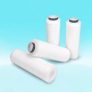Cartucho de Filtro de Membrana PES de Alta Pureza de 10 Pulgadas con Diseño Plegado de Alto Flujo para Semiconductores y Agua Ultrapura - Product Image 1