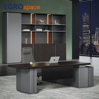 Table de direction EGROspace personnalisée, bureau de direction de luxe réglable en hauteur