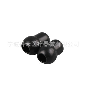 ที่อุดหูแบบซิลิโคนรูปทรงน้ำเต้าสีดำ รุ่น DT803 ของ Detian อุปกรณ์เสริมสำหรับแพทย์ - Product Image 5
