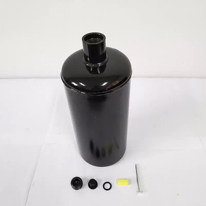 Tambor rodante de acero de 34.5 kg para envasado de líquidos, negro, diámetro 13 cm / altura 31 cm. - Product Image 4