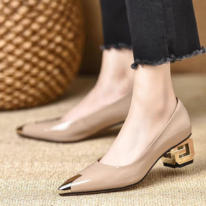 รองเท้าโลฟเฟอร์หนังพื้นนิ่มพรีเมียม สไตล์เจ้าสาว สวมใส่ง่าย แฟชั่นมาแรงปี 2026 ฤดูร้อน-ใบไม้ร่วง สไตล์ฝรั่งเศส แมรี่เจน ส้นสูงลำลอง - Product Image 2