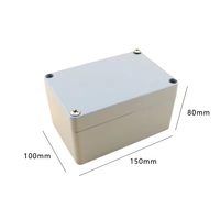 Boîtier de jonction en aluminium moulé sous pression, fabriqué sur mesure, étanche IP65 de qualité industrielle, avec trous personnalisés, pour équipement électrique extérieur