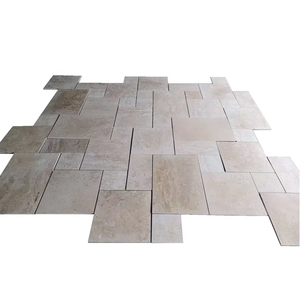 Versailles Pattern <strong>Travertine</strong> Antique French Interior Wall Cladding Exterior <strong>Travertine</strong> Marble Stair Step Outdoor Floor Tiles - Product Image 5
