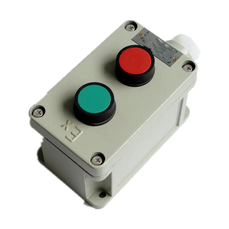 IP65 Waterproof Control Box Switch Explosion Proof aluminum switch Emergency Stop Button