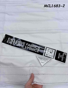 Encaje Suizo Africano en Suiza 2026, Poliéster y Algodón Seco Africano <span class=keywords><strong>Amarillo</strong></span> con Bordado de Encaje Aso Oke - Product Image 1