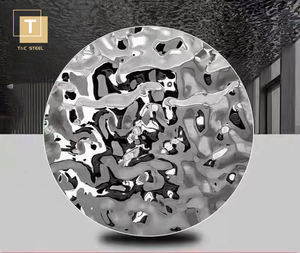 201 304 316 Acero inoxidable estampado en relieve corrugado agua ondulación hoja de metal para techo - Product Image 2