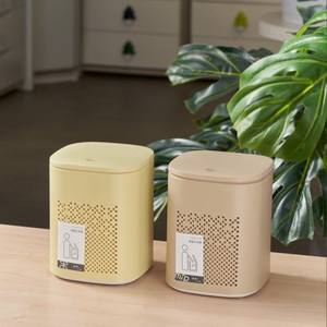 Cubo de Basura Portátil Mip con Apertura a Presión, 4L, Cilíndrico, para Uso en Interiores, Oficina, Hogar, Dormitorio - Product Image 1