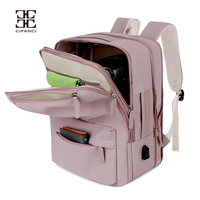 Sac à dos minimaliste Dijiang pour ordinateur portable, idéal pour le travail et les voyages, avec compartiment dédié pour ordinateur portable et pochette pour documents