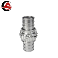 Raccords pneumatiques à filetage rapide en aluminium Camlock 1/2''-12'' NPT/BSP pour équipement de lutte contre l'incendie