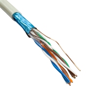 Cable de Red Ethernet Cat5e FTP 100% Probado en Fábrica, Cable RJ45 con Conductor de Cobre Puro de 26AWG, 0.5m, Paquete de 5