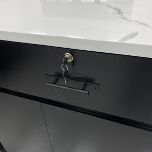 Comptoir de réception en surface solide, prix d'usine, personnalisation durable, <span class=keywords><strong>table</strong></span> avant avec tiroir - Product Image 6