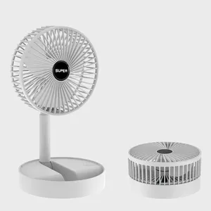 Rechargeable FANS Folding Portable Table Fans Retractable Floor Standing Fan