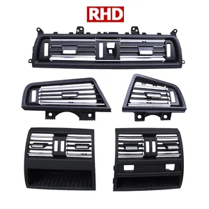 RHD LHD Right Hand Driver Car Console Fresh Air Conditioning Chromed Ac Vent Grille Replacement For BMW 5 Series F10 F11 F18