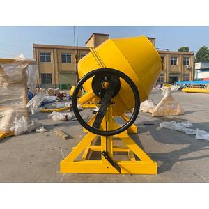 Tragbare Kleine Betonmischer Baumaschinen Mini Kipptrommel Zementmischer mit Pumpe Mobiler 500L Diesel-Betonmischer - Product Image 3