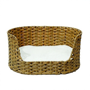 Casa Redonda para Mascotas, Ecológica y Duradera, de Filamento de Hierro y Plástico, Tipo Sofá Cama, para Interiores, Dormitorio, Sala de Estar, Todas las Estaciones - Product Image 1