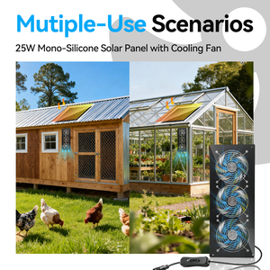 Ventilateur axial <span class=keywords><strong>de</strong></span> refroidissement en acier inoxydable à énergie <span class=keywords><strong>solaire</strong></span> sans balais imperméable <span class=keywords><strong>de</strong></span> haute qualité OEM/ODM <span class=keywords><strong>pour</strong></span> poulailler - Product Image 5