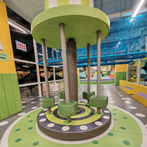 Nhà máy trực tiếp mềm chơi Thiết bị giải trí lớn thiết bị sân chơi cho trong nhà Carousel - Product Image 5