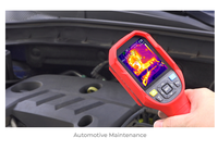 UNI-T caméra d'imagerie thermique infrarouge UTi260B est utilisée pour la détection de température des panneaux photovoltaïques et des moteurs automobiles