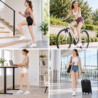 Bas de cuisse à compression dégradée 20-30 MmHg avec bande de silicone respirante pour le traitement des varices