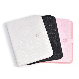 Sac de rangement portable anti-poussière pour embouts de ponceuse à ongles en cuir PU imprimé serpent, 84 trous, étui organisateur pour embouts Efile - Product Image 6