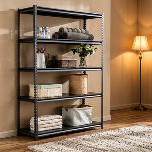 Metal <b>Storage</b> Rack Boltless Shelving Systems Steel Industrial Layered <b>Storage</b> Rack <b>Unit</b> Wooden Partition Load-bearing Style - Product Image 1