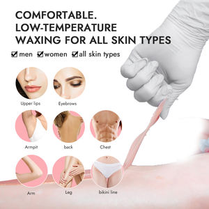 Gratis sampel manik-manik lilin Penghilang rambut pasokan langsung pabrik lilin kacang keras Depilatory OEM untuk perawatan kulit - Product Image 4