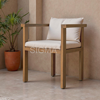 Ensemble de canapés d'extérieur en teck au design moderne avec table basse Offre Spéciale meubles de jardin en rotin pour cour et hôtels