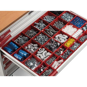 Fami Master 1428x726x1000mm cajonera gris con 7 cajones regulables - Product Image 3