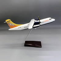 Modèle d'avion en résine moulé sous pression Druk Air Airlines ATR 42-600 à l'échelle 1/70, 32 cm, avec hélice
