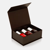 Vernis à ongles en gel rose de luxe personnalisé boîte de cadeau en papier vide pour vernis à ongles huile
