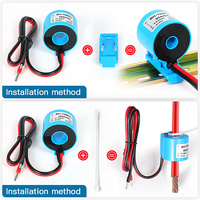 Transformador de Corriente Impermeable CT BH-18BCL AC 10A 20A 30A 5A 50 5 100/5 200A Sensor de Corriente de Riel DIN Clase 0.2