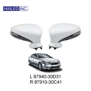 Conjunto de Retrovisores Laterales para Lexus GS 2012, <span class=keywords><strong>11</strong></span> Cables (Izquierdo: 87940-30D31 / Derecho: 87910-30C41) 8794030D31 8791030C41 - Product Image 1