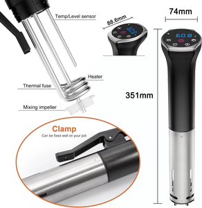 Chuyên nghiệp sous vide nồi máy 1400W thông minh Pre cision sous vide Bếp nhiệt độ thấp nồi chậm - Product Image 5