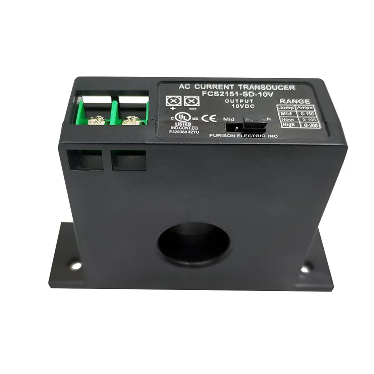AC current transmitter fixed port voltage transmission output analog signal current transducer