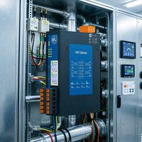 Passerelle industrielle IoT Sunfull avec MQTT et OPC UA, enregistreur de données Modbus 4 ports RS485 vers le cloud (AWS/Azure/SQL) via Ethernet
