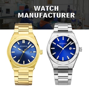 Montre à quartz classique de luxe pour homme, étanche, personnalisable, avec logo de marque privée, vente en gros du fabricant - Product Image 2