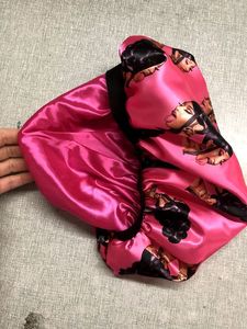 Gorro de pelo de satén de seda durmiente de diseñador personalizado Popular caliente - Product Image 3