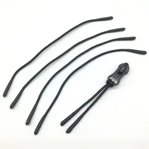 design plastic round cord zipper puller for garment accessories