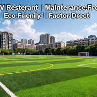 Gazon artificiel 40 mm 50 mm pour terrains de football, revêtements sportifs, aménagement paysager, tapis en gazon synthétique