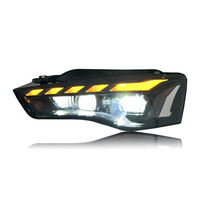Ensemble de phares LED pour Audi A5 2012-2016, phare avec lentille, feux de jour et clignotants, pièces automobiles en promotion