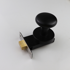 Popüler Mat Siyah Yarım Topuzlu Kapı Kilidi Görünmez Kapı Kilidi - Product Image 4